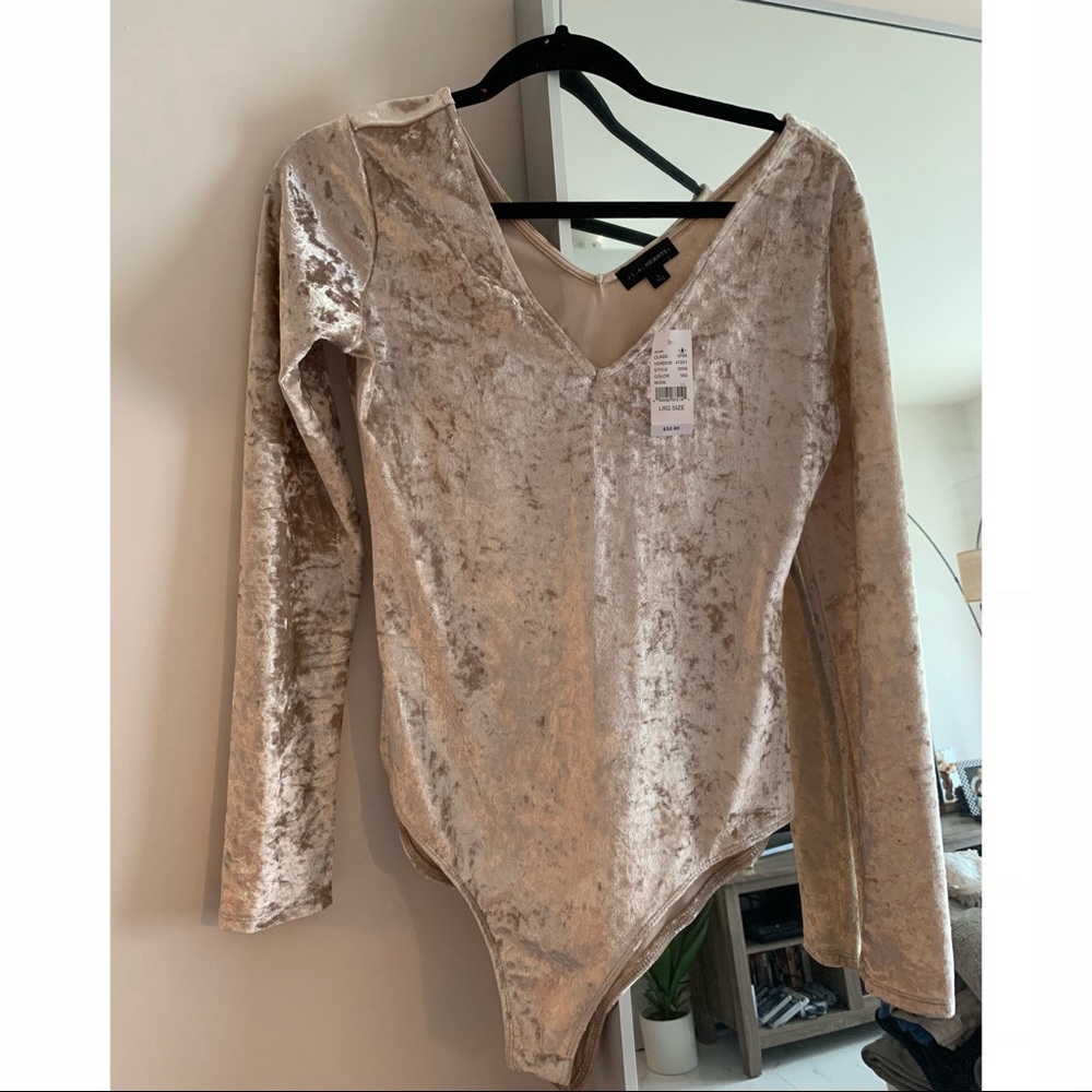 Beautiful velvet body suit ✨